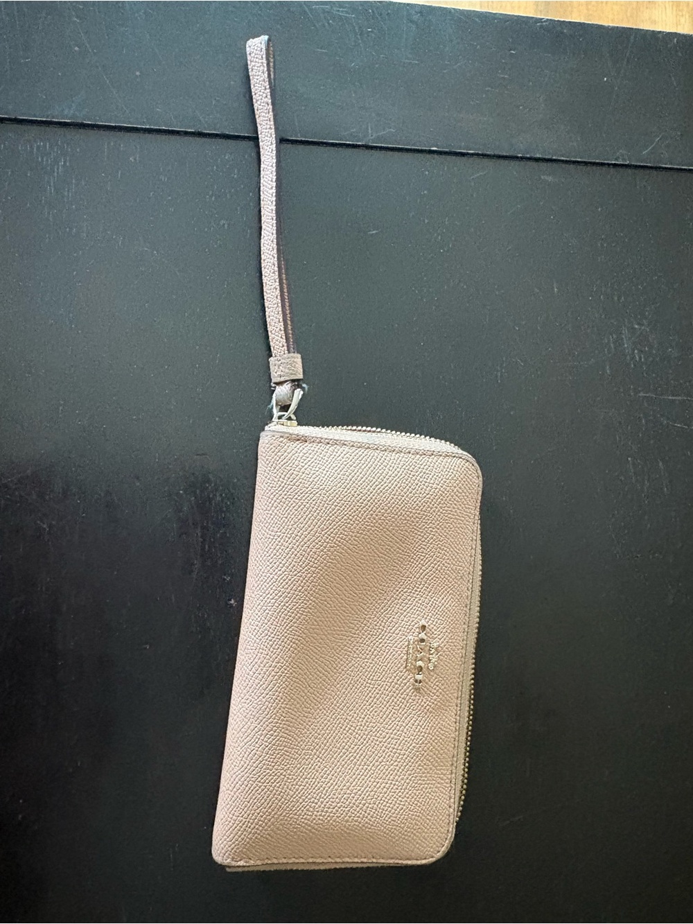Wristlet Wallet in Blush Pink - Designer-Inspired